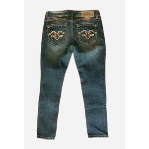 BeRock For Express Womens‎ Blue Skinny Jeans 28x26.5 #336C